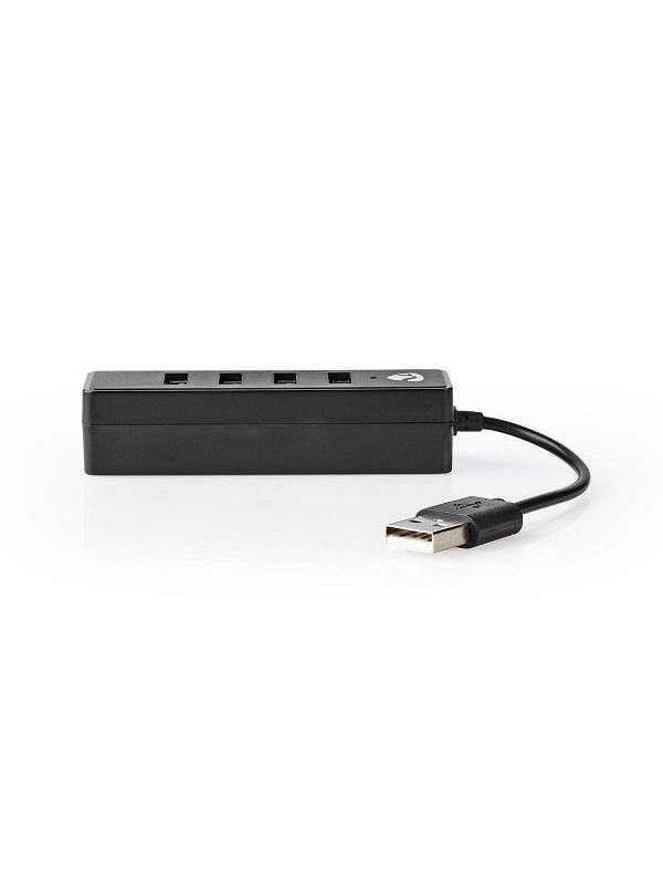 Šakotuvas USB 2.0, 4 prievadai, juodas 2 Šakotuvas USB 2.0, 4 prievadai, juodas 2