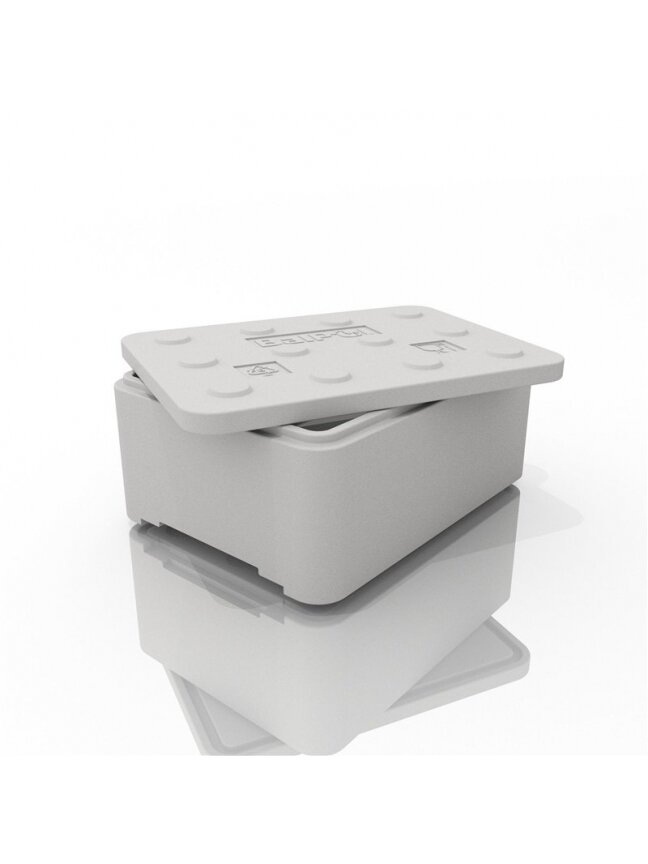 Šaltdėžė, balta, 64 l 1