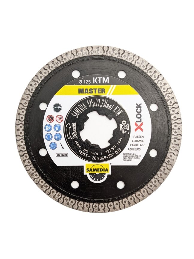 Samedia Deim. d. „SAMEDIA" KTM 125x22,2/1,4 mm X-Lock Samedia Deim. d. „SAMEDIA" KTM 125x22,2/1,4 mm X-Lock
