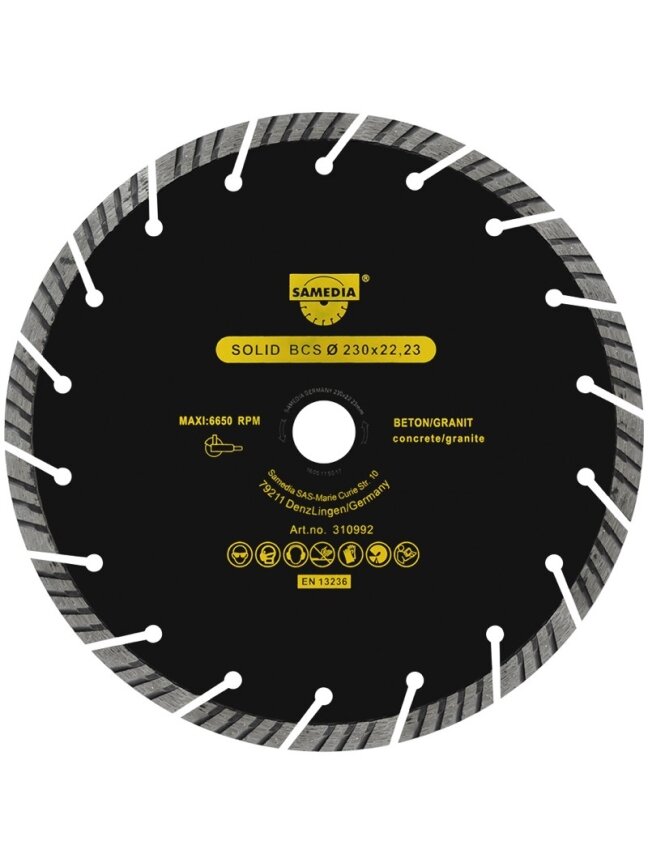 Samedia Deim. dis. „SAMEDIA" BCT 230 x 22 mm 1 Samedia Deim. dis. „SAMEDIA" BCT 230 x 22 mm 1