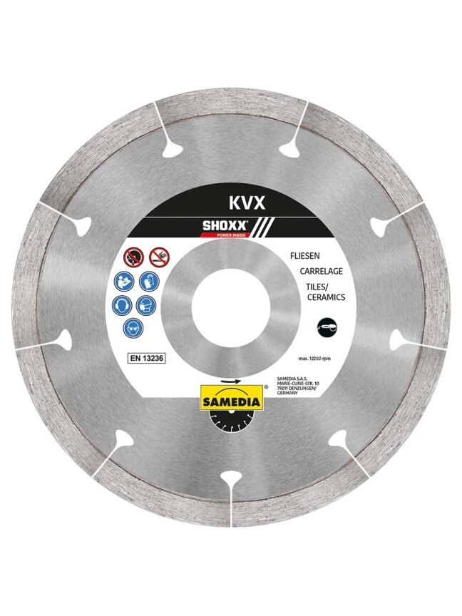 Samedia DEIMANTINIS DISKAS SAMEDIA KVX 115X22/1,5 MM Samedia DEIMANTINIS DISKAS SAMEDIA KVX 115X22/1,5 MM