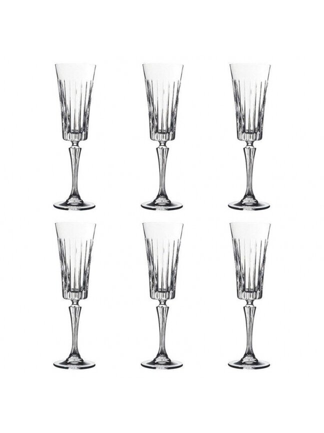Šampano taurės RCR TIMELESS, 210 ml, 6 vnt. 2 Šampano taurės RCR TIMELESS, 210 ml, 6 vnt. 2