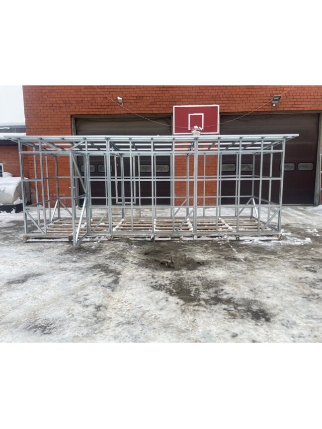 Sandėliukas 2 x 4 m (Konstrukcija) 1