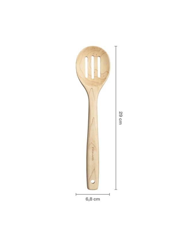 Šaukštas makaronams Fiskars 1075684, 29 cm, ruda 2 Šaukštas makaronams Fiskars 1075684, 29 cm, ruda 2