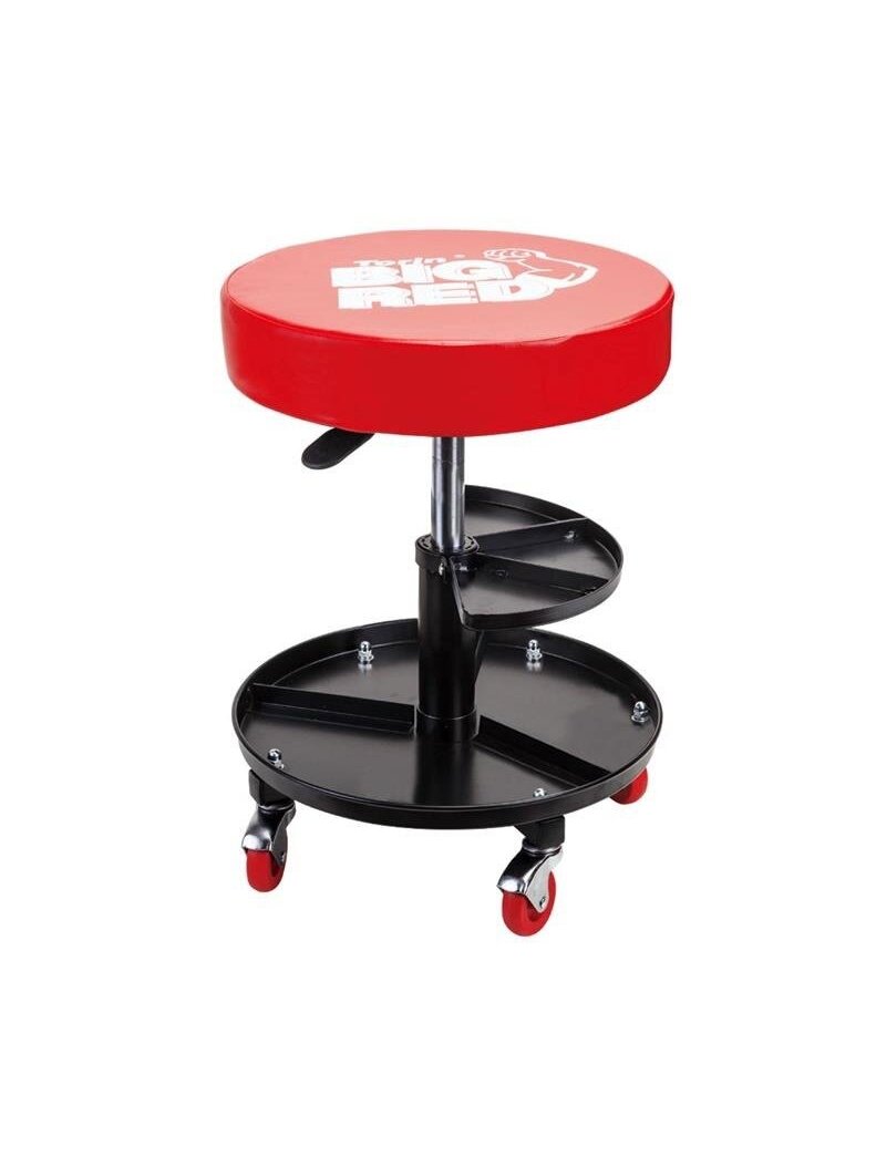 Šaltkalvio kėdė Big Red TR6201J, su įrankių dėžute, raudona Šaltkalvio kėdė Big Red TR6201J, su įrankių dėžute, raudona