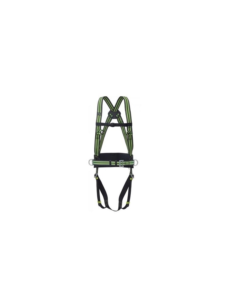 Saugos diržas FA1020300, 100 cm, juodas/žalia Saugos diržas FA1020300, 100 cm, juodas/žalia