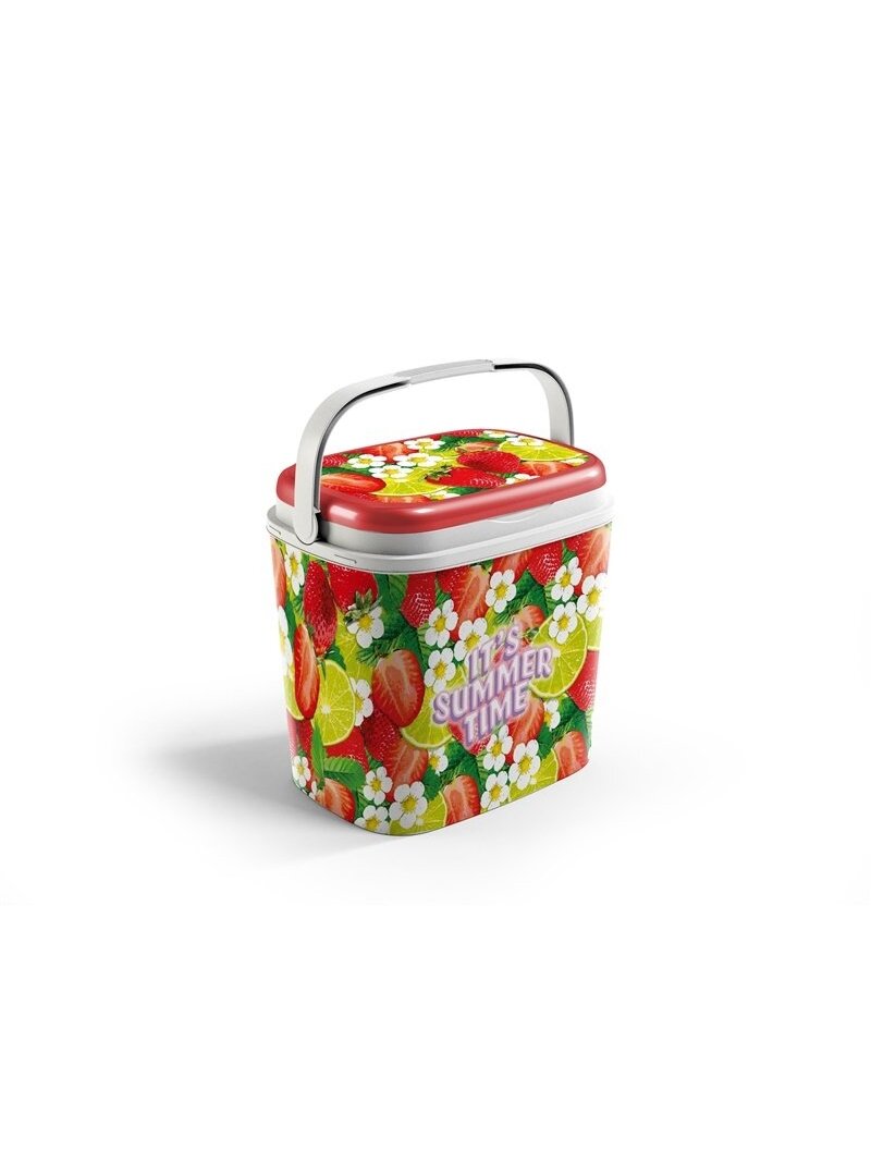 Šaltdėžė Adriatic, raudona/žalia, 27 l
