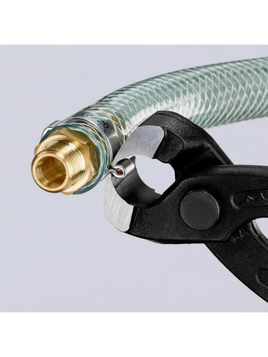 Sąvaržų užspaudimo replės su priekine žiauna  Oetiker 220mm, Knipex 3