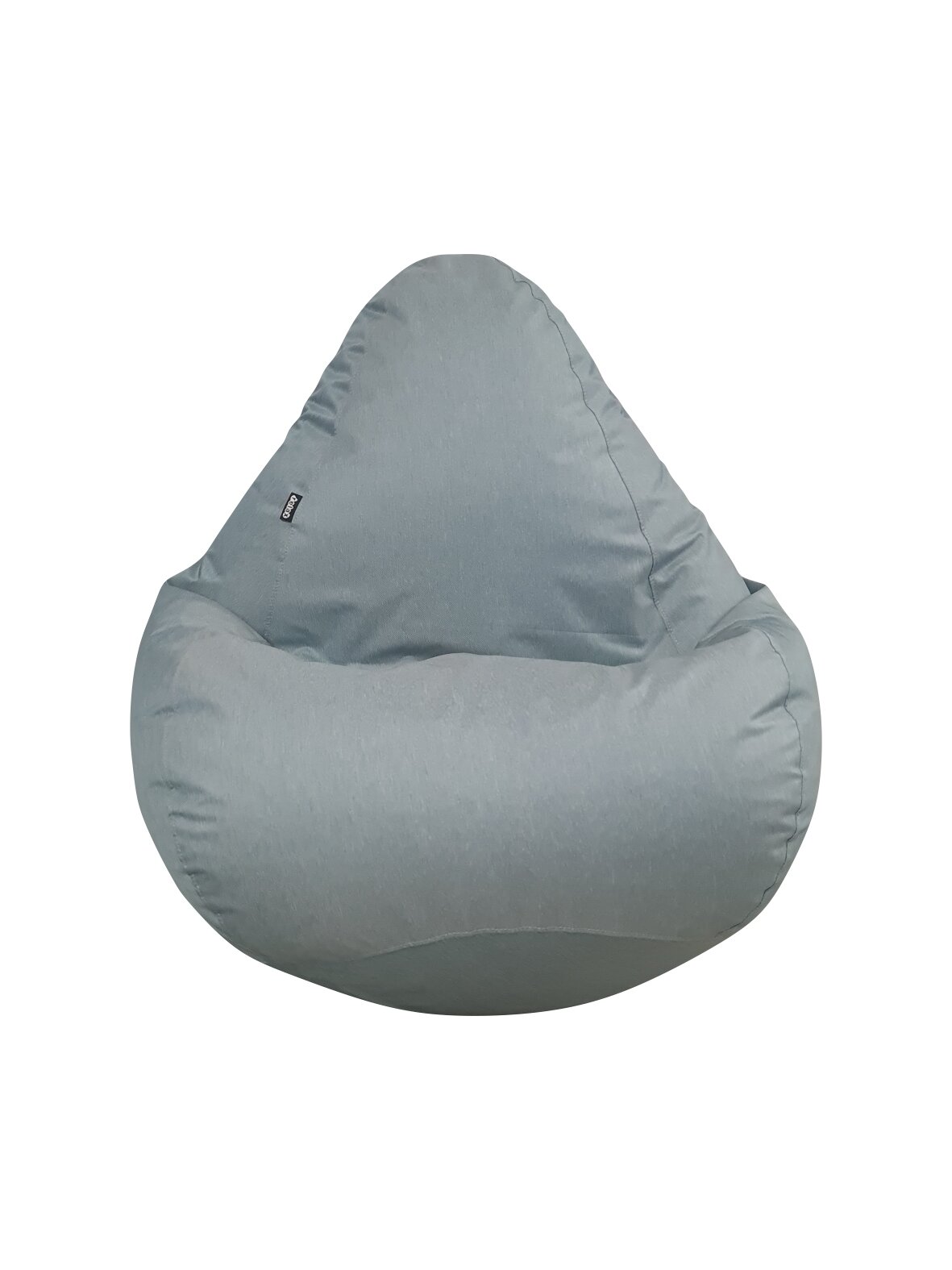 Sėdmaišis (kriaušės formos) XXL - Pilka (blizgi) 2 Sėdmaišis (kriaušės formos) XXL - Pilka (blizgi) 2