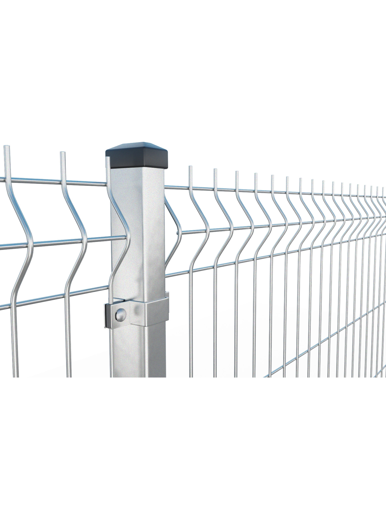 Segmentinė tvora, karštai cinkuota, 2500x1530 mm (4,8 mm) Segmentinė tvora, karštai cinkuota, 2500x1530 mm (4,8 mm)