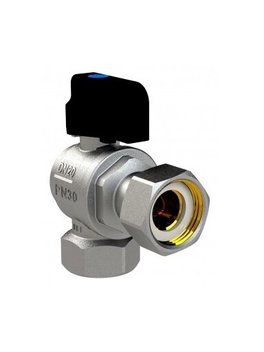 SENA VA30 DK kampinis ventilis 1/2" v/v, su laisva veržle