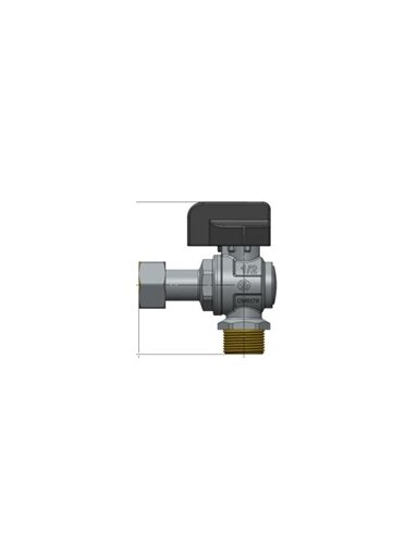 SENA VA30 DK kampinis ventilis 3/4" v/i, su laisva veržle