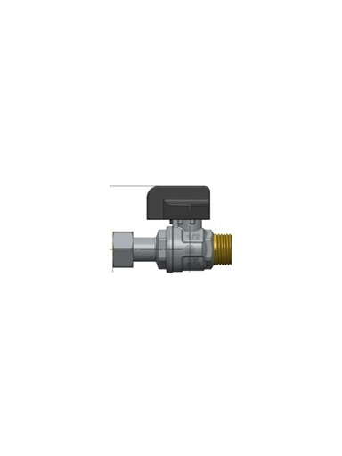 SENA VA30 DK tiesus ventilis 1/2" v/i, su laisva veržle