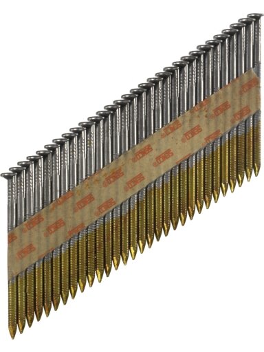 Senco Šaudomos rievėtos vinys 2,87x65, HDG, 34°, GE, SENCO, 2000vnt. (lauko darbams)