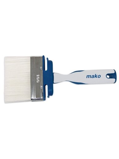 Šepetys dažymui, sintetiniai šeriai, ergonomiška dviejų padėčių rankena Mako | 120mm