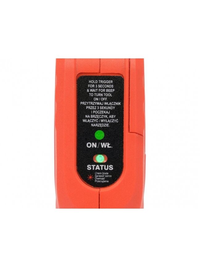 Sekatorius akumuliatorinis 18V, 2Ah Li-Ion baterija, Ø25mm Yato 3