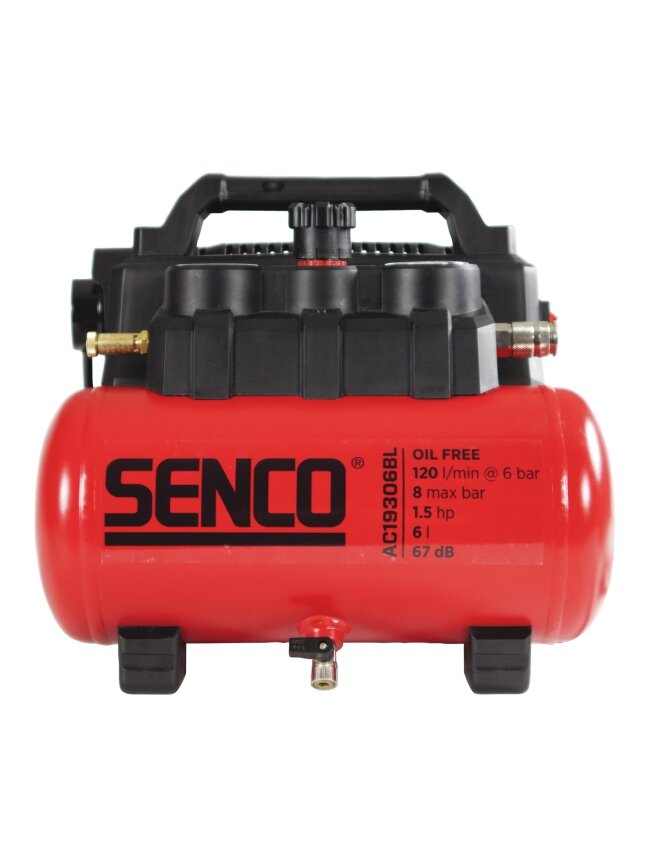 Senco Oro kompresorius 6 l, AC19306BL, SENCO Senco Oro kompresorius 6 l, AC19306BL, SENCO