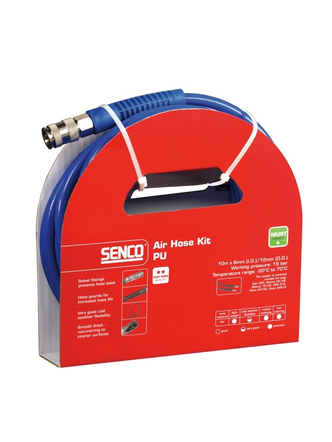 Senco Oro žarna 10m, 8 mm vid. diametras, 12 iš. diametras, SENCO 1 Senco Oro žarna 10m, 8 mm vid. diametras, 12 iš. diametras, SENCO 1