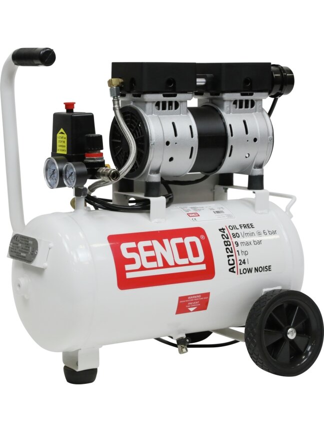 Senco Tylus oro kompresorius 24 l, AC12824, SENCO 1