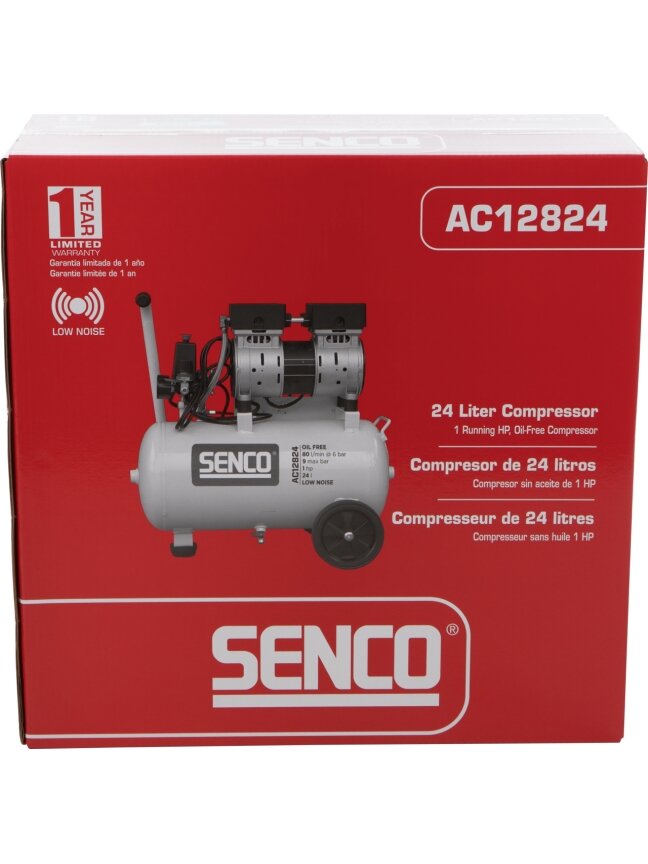 Senco Tylus oro kompresorius 24 l, AC12824, SENCO 2 Senco Tylus oro kompresorius 24 l, AC12824, SENCO 2