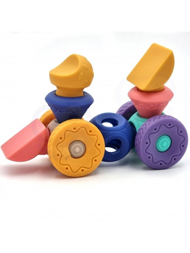 Sensoriniai Konstrukciniai Blokai Squeeze Puzzle WOOPIE BABY 4