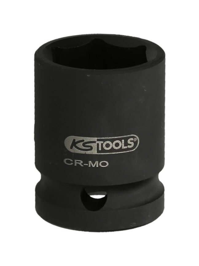 Šešiakampis perkusija galinė galvutė 1",short 33mm, KS Tools 1