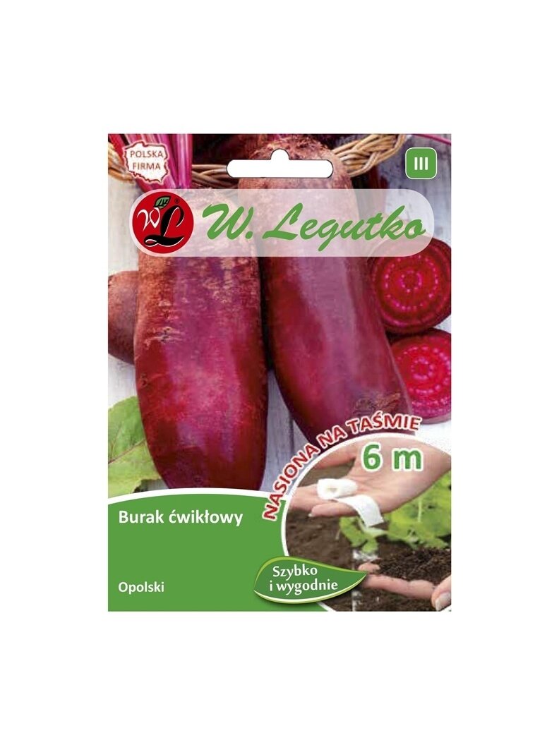 Sėklos juostoje, burokai Opolski, 9.7 g