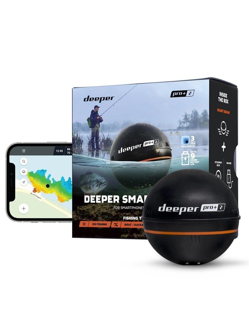 Sensorius žuvų paieškos Deeper PRO+ 2 2 Sensorius žuvų paieškos Deeper PRO+ 2 2
