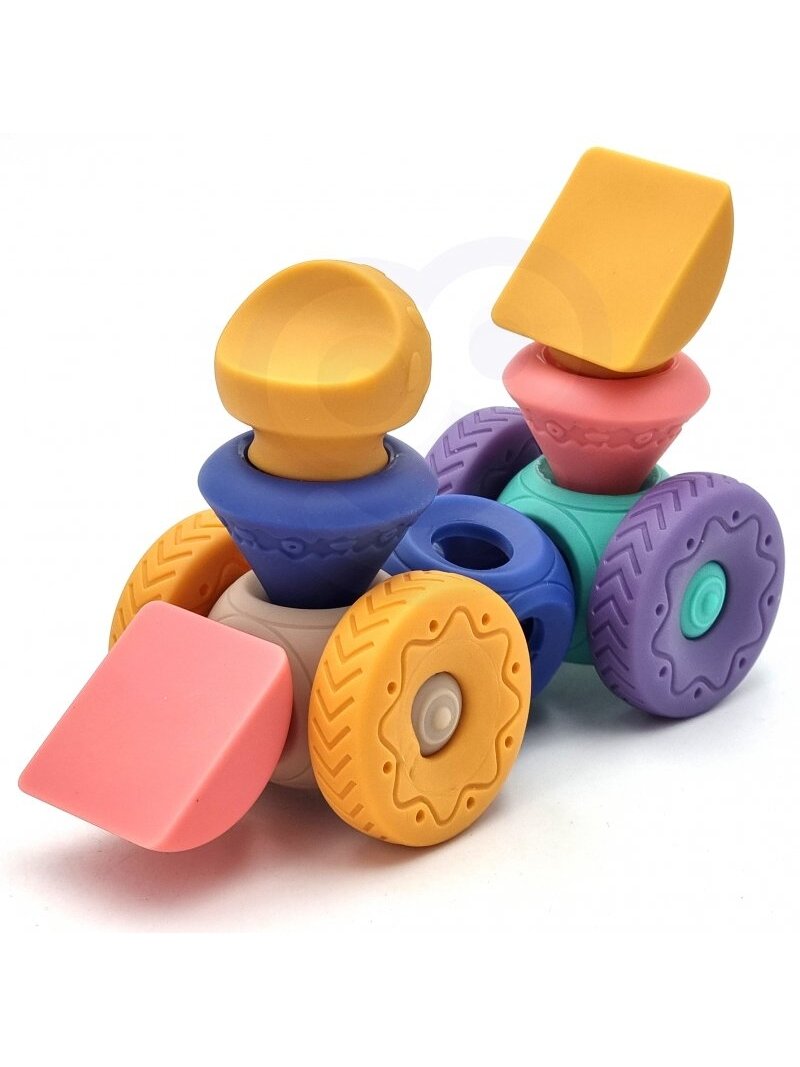 Sensoriniai Konstrukciniai Blokai Squeeze Puzzle WOOPIE BABY 2