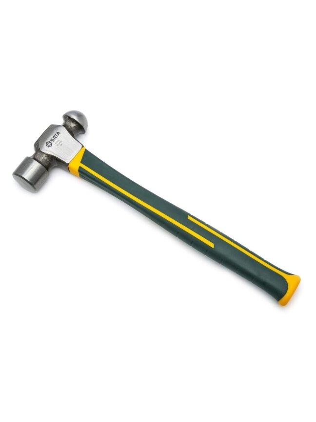 ⬡ Sferinis plaktukas 0,91 kg su stiklo pluošto kotu (S92304, SATA) ⬡ Sferinis plaktukas 0,91 kg su stiklo pluošto kotu (S92304, SATA)