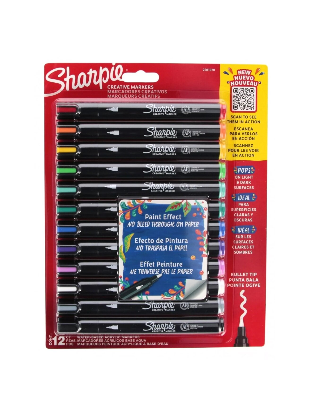 Sharpie Kūrybinių markerių rinkinys, SHARPIE, 12 vnt.