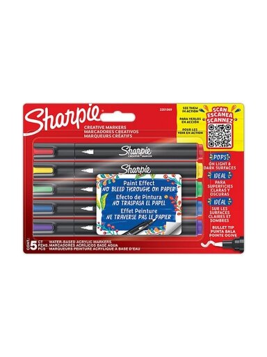 Sharpie Kūrybinių markerių rinkinys, SHARPIE, 5 vnt