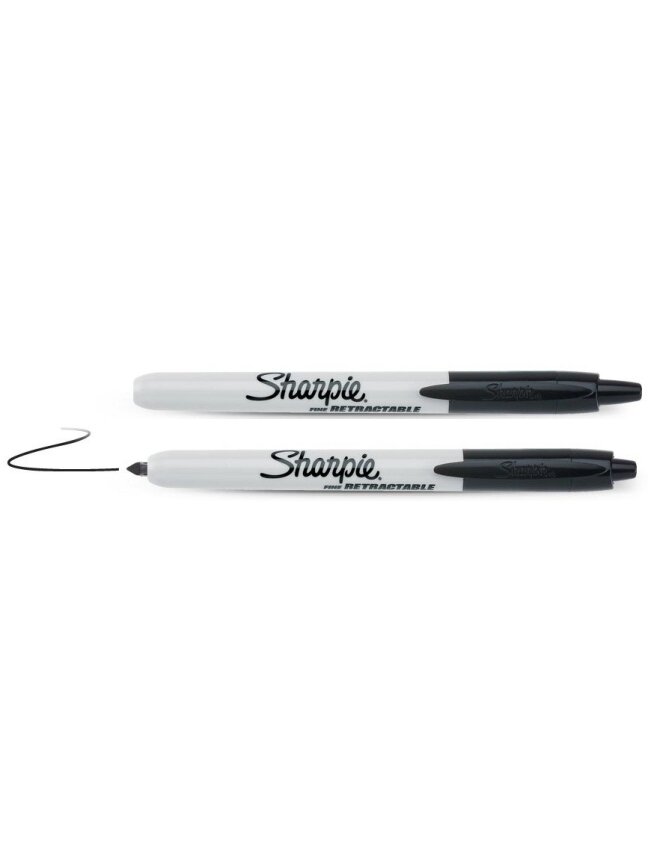 Sharpie Mark. „Sharpie" RETRACTABLE juod. sp. Sharpie Mark. „Sharpie" RETRACTABLE juod. sp.