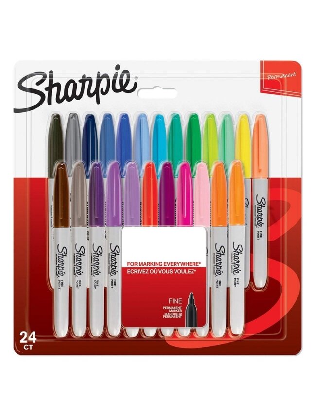 Sharpie Markerių rink. „Sharpie" 24 vnt. 1 Sharpie Markerių rink. „Sharpie" 24 vnt. 1