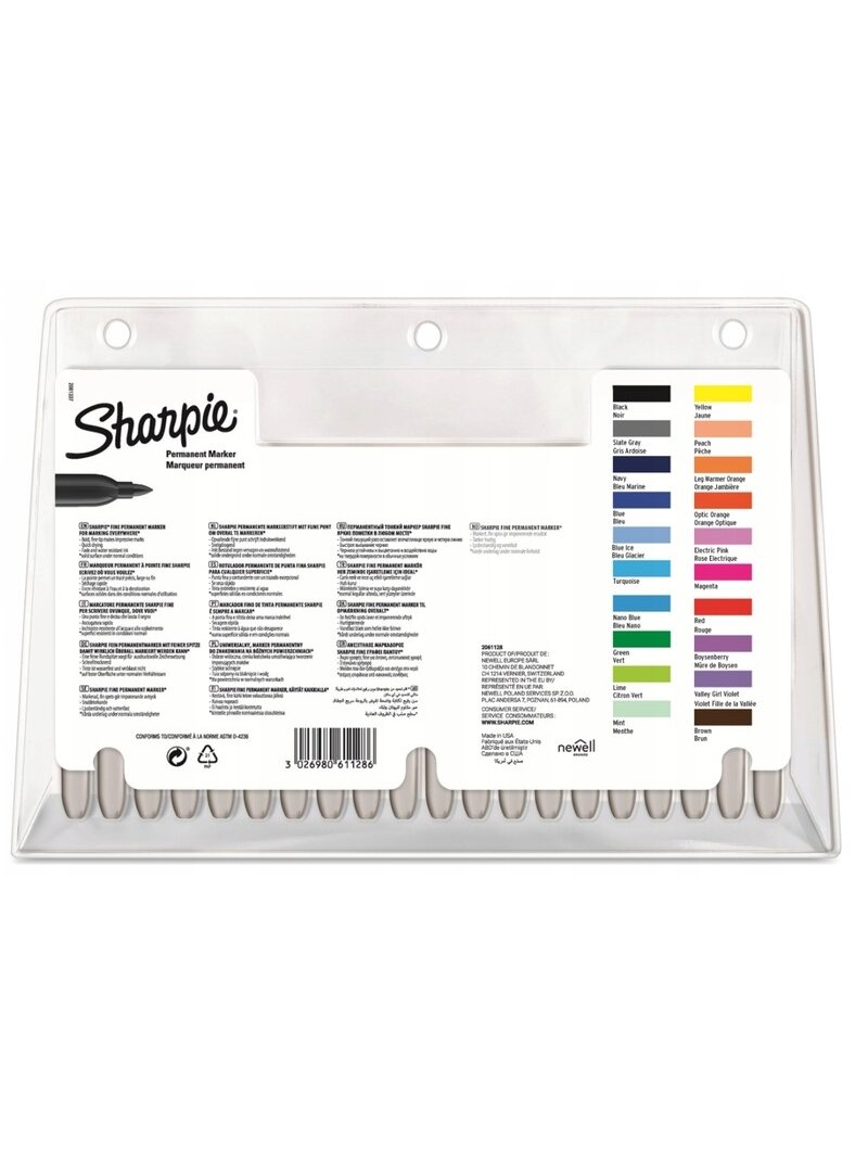 Sharpie Markerių rink. „Sharpie" 20 vnt. 1 Sharpie Markerių rink. „Sharpie" 20 vnt. 1