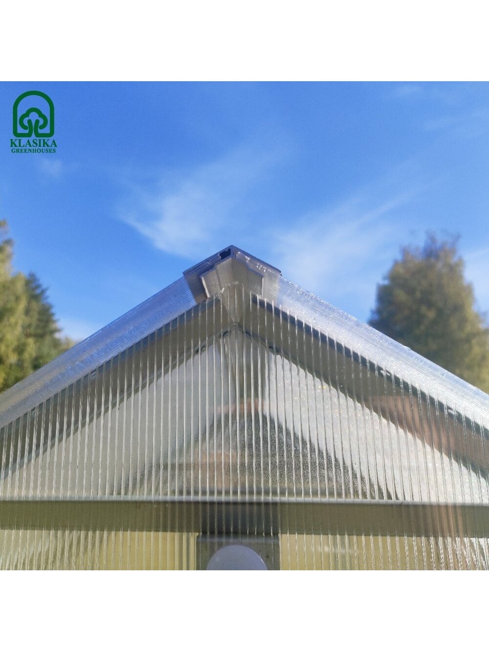 Šiltnamis KLASIKA Bernard - 6 mm storio kanalinis polikarbonatas - 2,35 x 4 m (9,4 m²) 11 Šiltnamis KLASIKA Bernard - 6 mm storio kanalinis polikarbonatas - 2,35 x 4 m (9,4 m²) 11