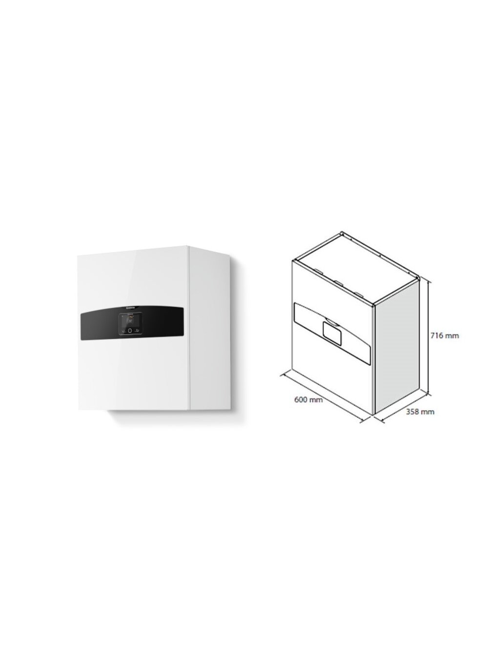 Šilumos siurblys Oras-Vanduo Ariston Nimbus R32, Plus, 80 S T Net 11.74 kW Φ3, su Wi-Fi 2