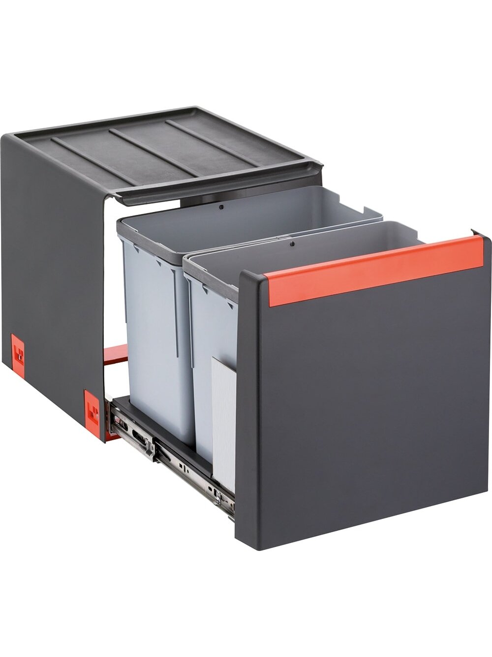 Šiukšliadėžė FRANKE, Cube 40, automatinis atidarymas, 2x14l.
