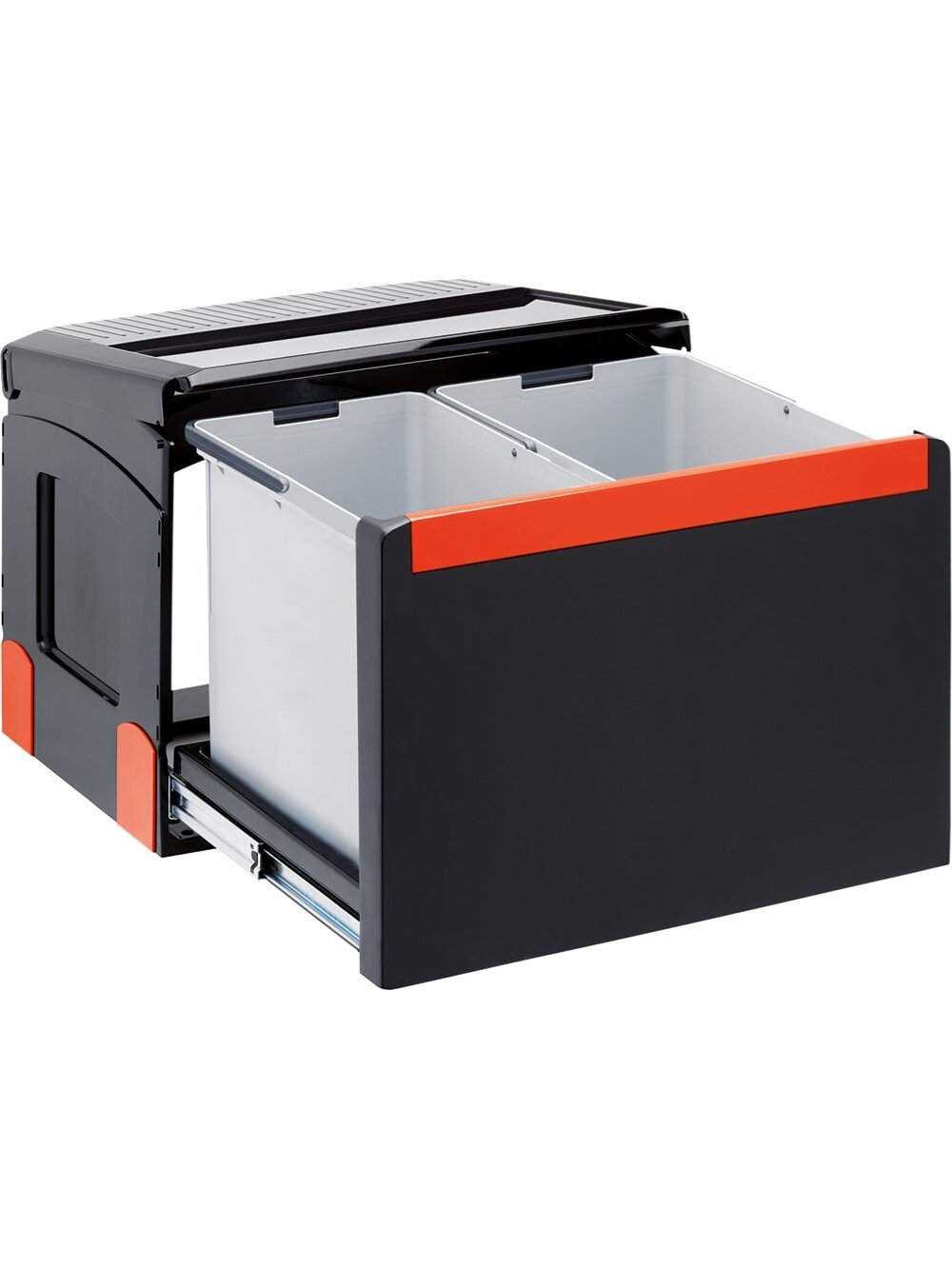 Šiukšliadėžė FRANKE, Cube 50, automatinis atidarymas, 14 l + 18 l Šiukšliadėžė FRANKE, Cube 50, automatinis atidarymas, 14 l + 18 l
