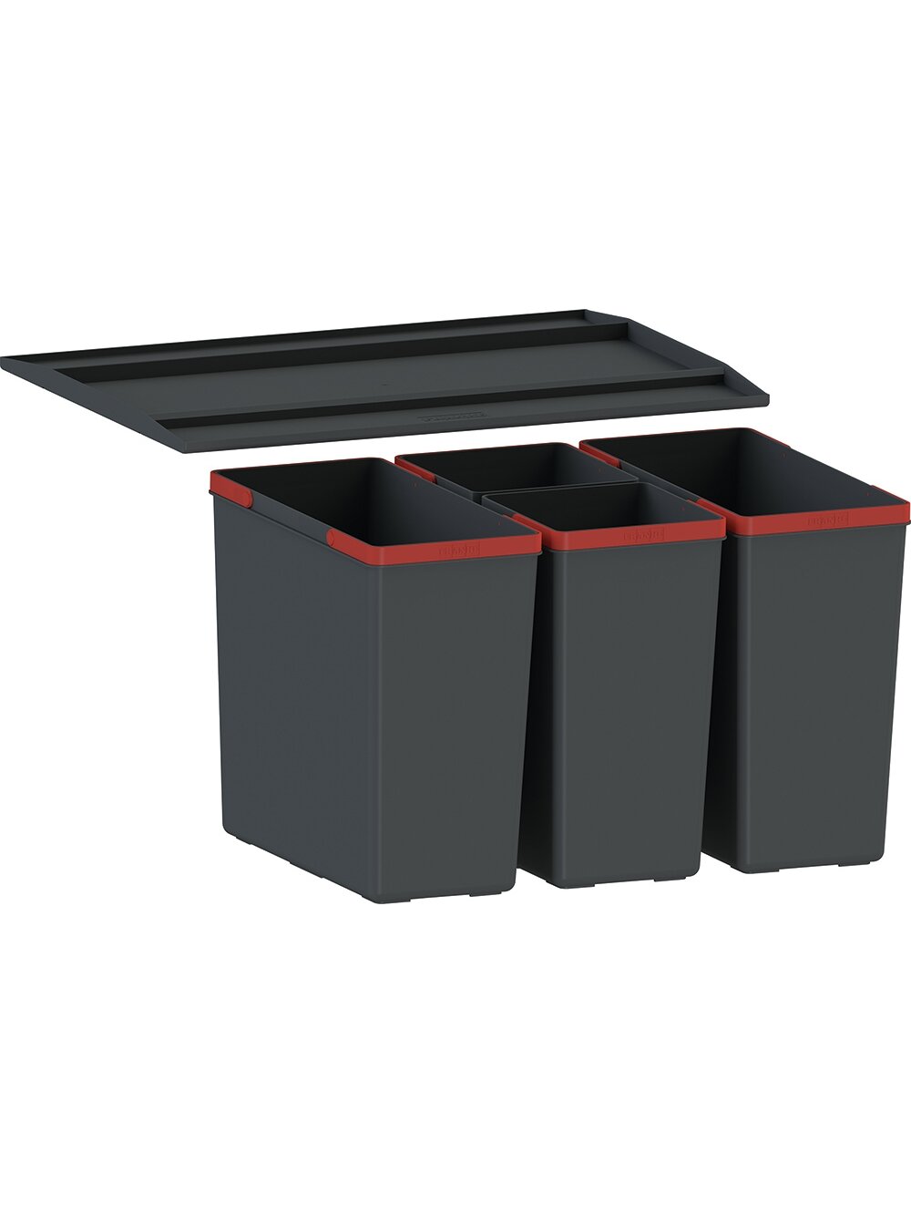 Šiukšliadėžė FRANKE, Easy Sort, 60-2 2x14,5l+2x7,5l