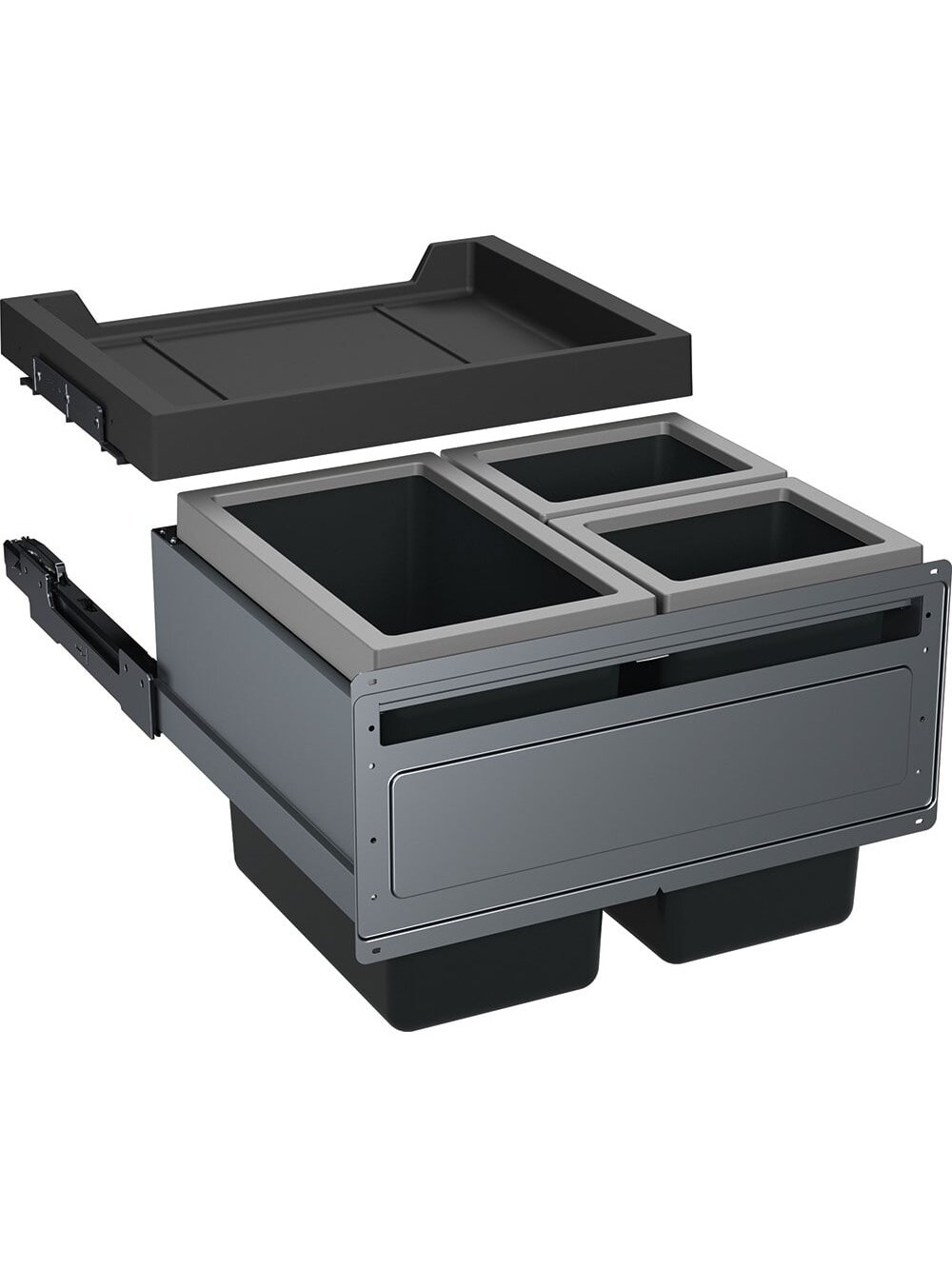 Šiukšliadėžė FRANKE, FX 60, 26L + 2x11 L Šiukšliadėžė FRANKE, FX 60, 26L + 2x11 L