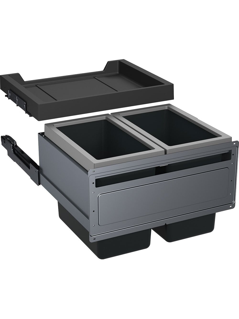 Šiukšliadėžė FRANKE, FX 60, 2x26 L