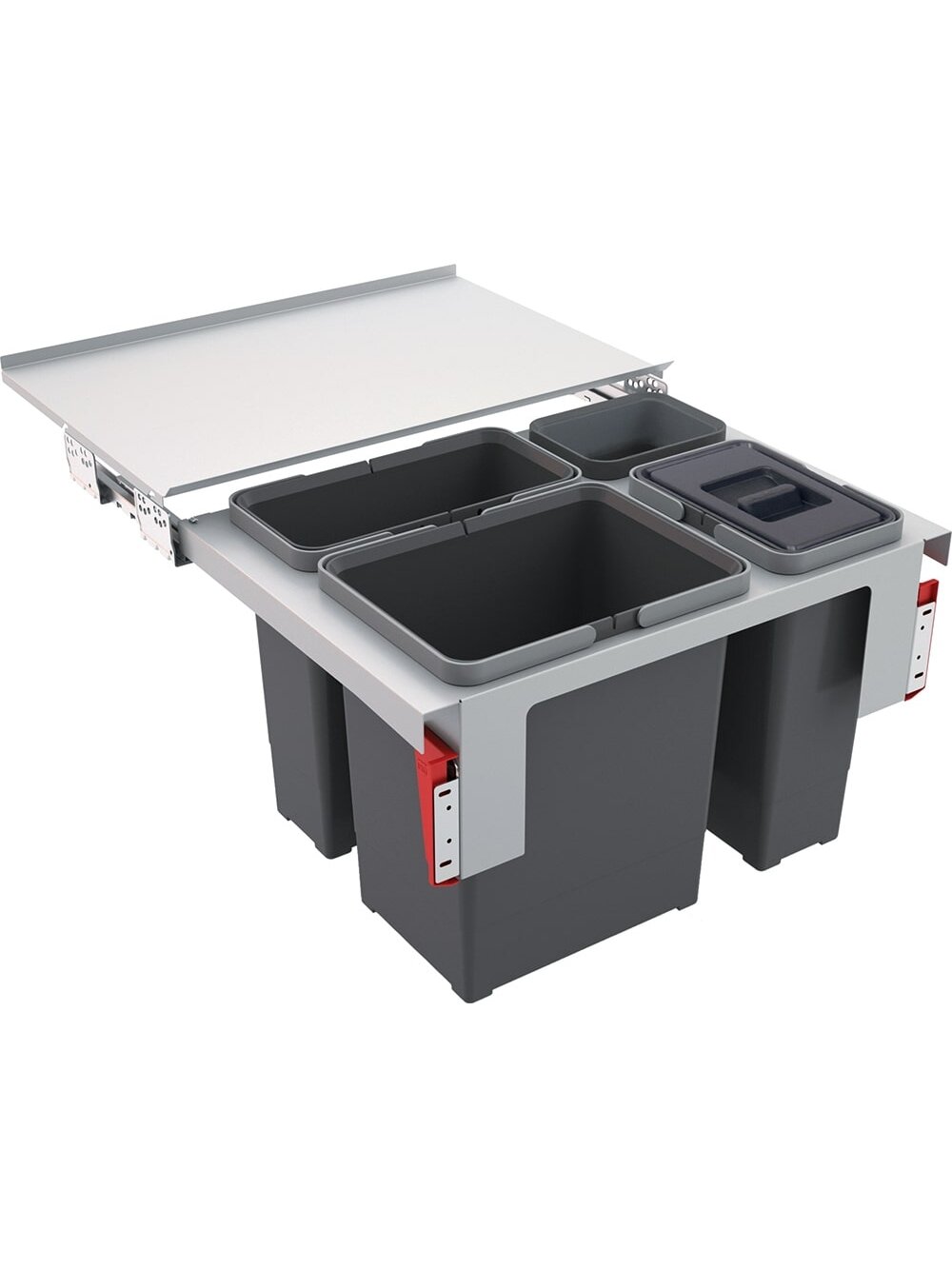 Šiukšliadėžė FRANKE, Sorter Garbo, 60-3, 18l.+12l.+8l. Šiukšliadėžė FRANKE, Sorter Garbo, 60-3, 18l.+12l.+8l.