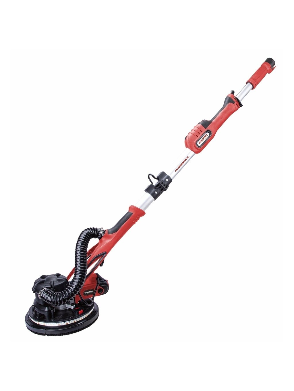 ⬡ Sienų ir lubų šlifuoklis su nusiurbimu 215 mm 900 W 230 V (DS09215, WORCRAFT) ⬡ Sienų ir lubų šlifuoklis su nusiurbimu 215 mm 900 W 230 V (DS09215, WORCRAFT)