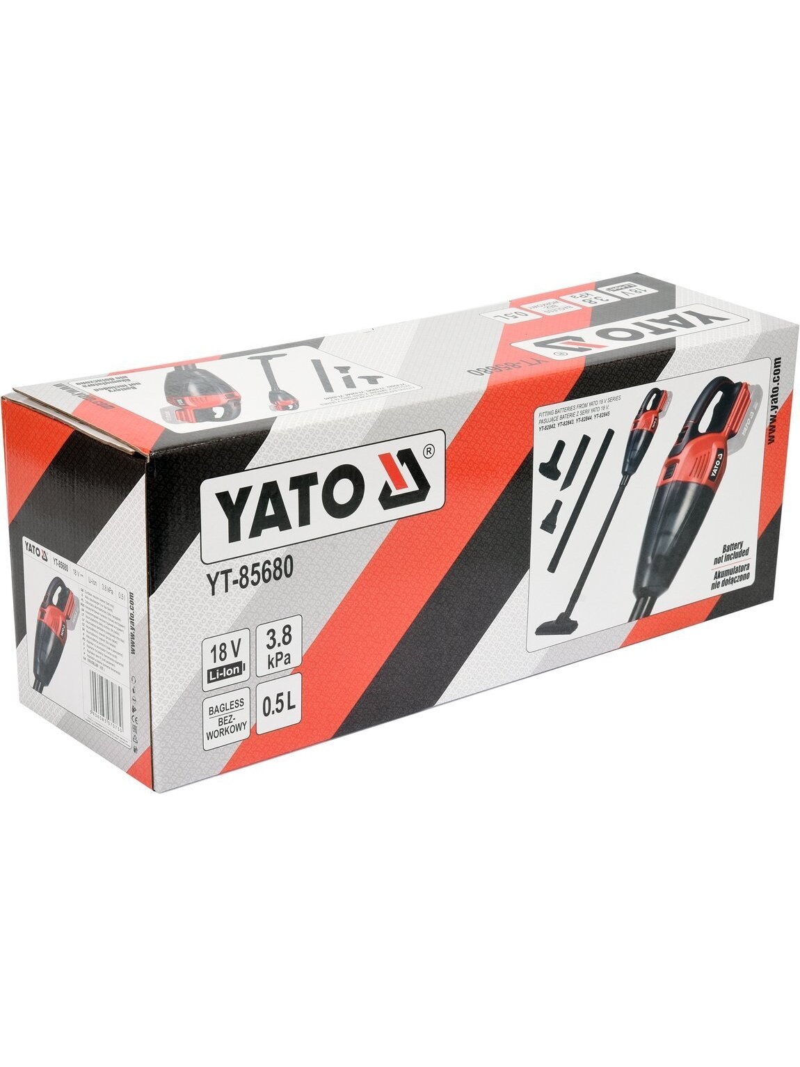 Siurblys akumuliatorinis 18V (be akumuliatoriaus) Yato 13 Siurblys akumuliatorinis 18V (be akumuliatoriaus) Yato 13