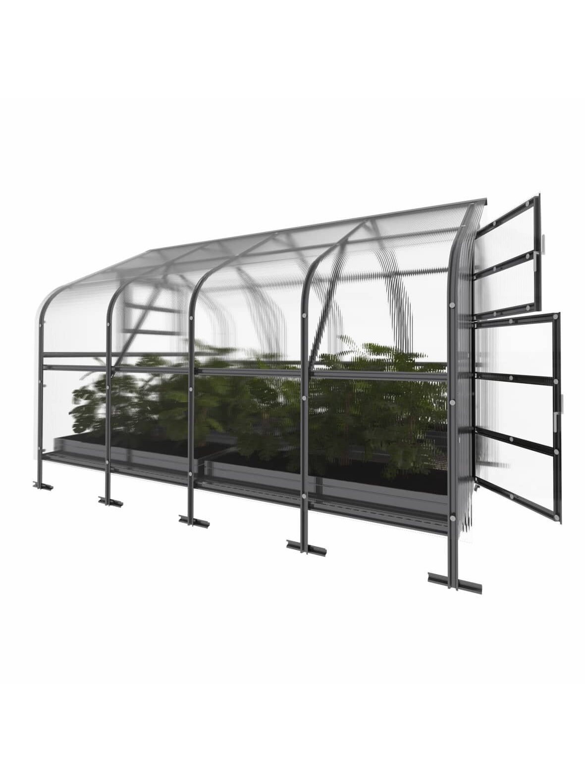 Šiltnamis KLASIKA Drop - 6 mm storio kanalinis polikarbonatas - 2,5 x 4 m (10 m²) 1 Šiltnamis KLASIKA Drop - 6 mm storio kanalinis polikarbonatas - 2,5 x 4 m (10 m²) 1