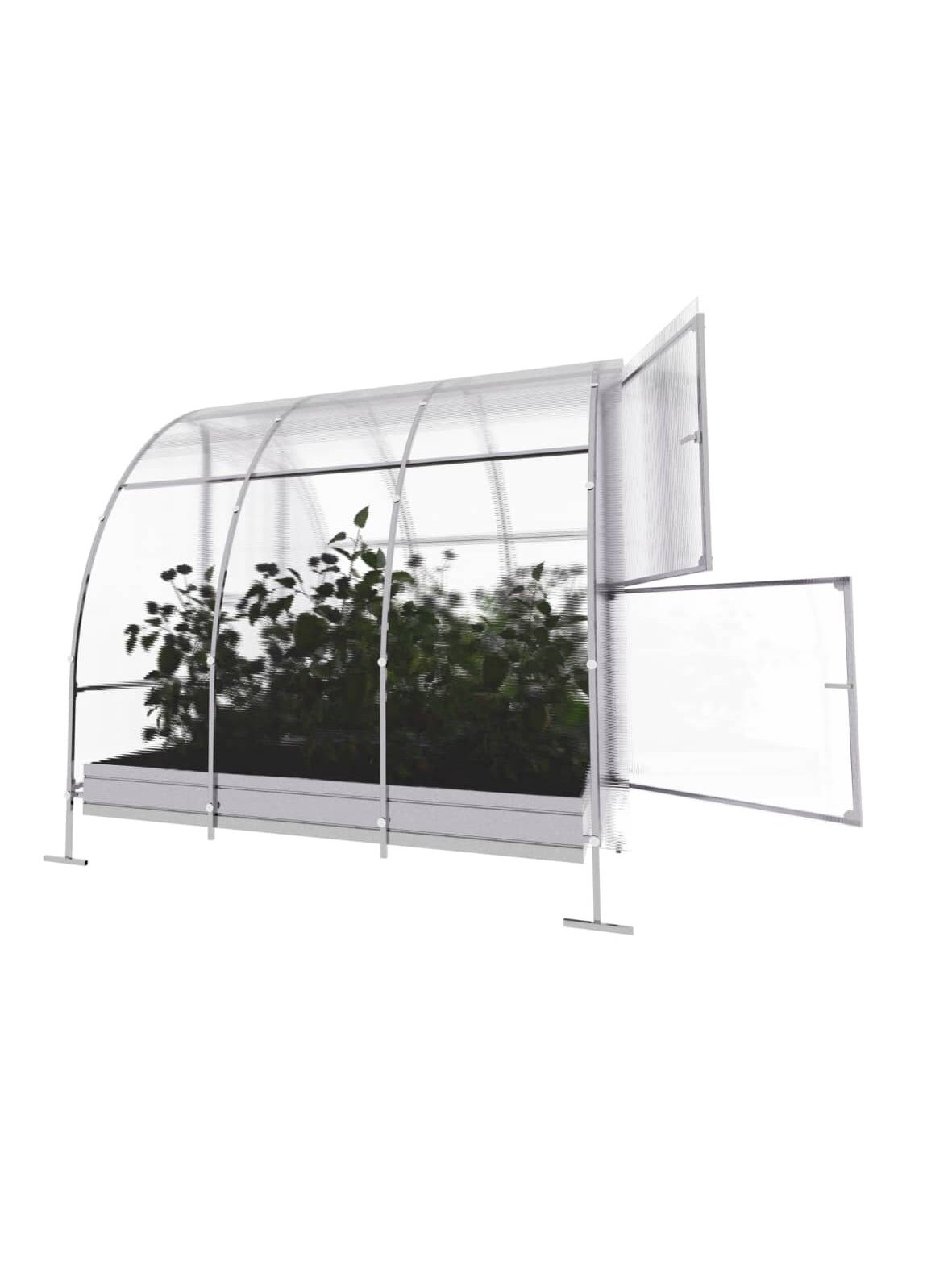 Šiltnamis KLASIKA EASY - 6 mm storio kanalinis polikarbonatas - 3 x 2 m (6 m²) 1