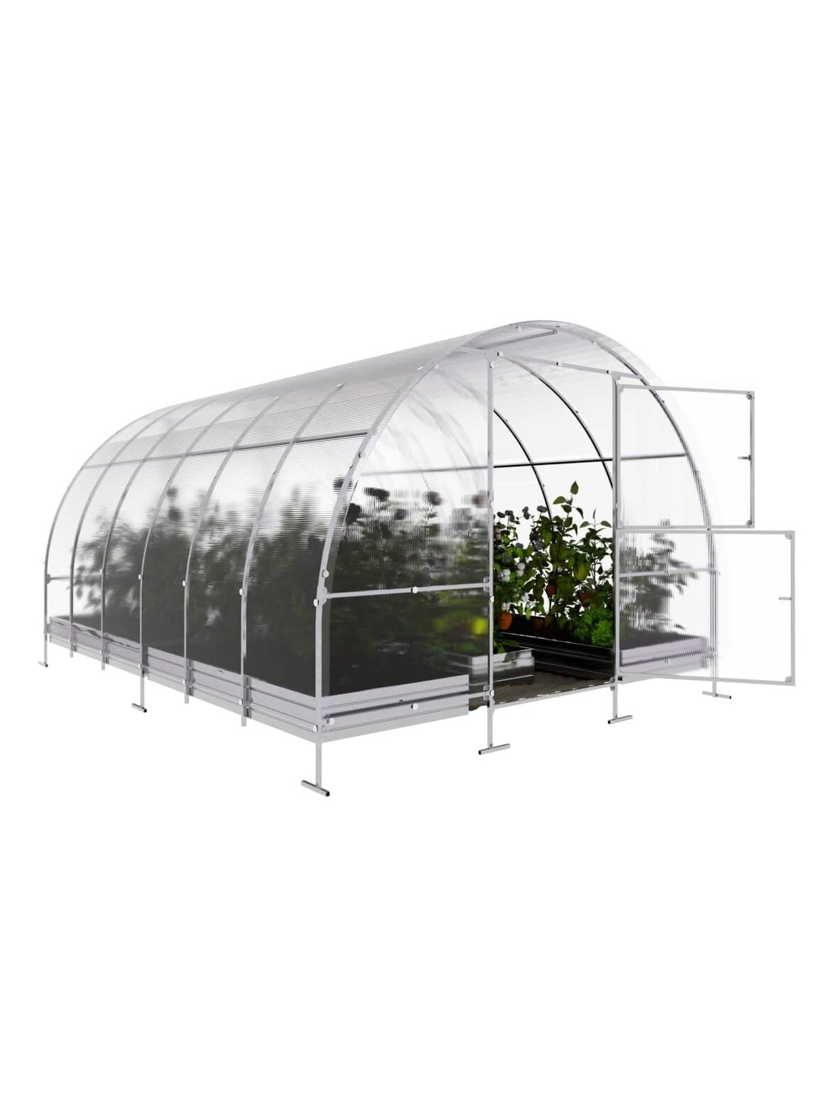 Šiltnamis KLASIKA EASY - 6 mm storio kanalinis polikarbonatas - 3 x 4 m (12 m²) Šiltnamis KLASIKA EASY - 6 mm storio kanalinis polikarbonatas - 3 x 4 m (12 m²)