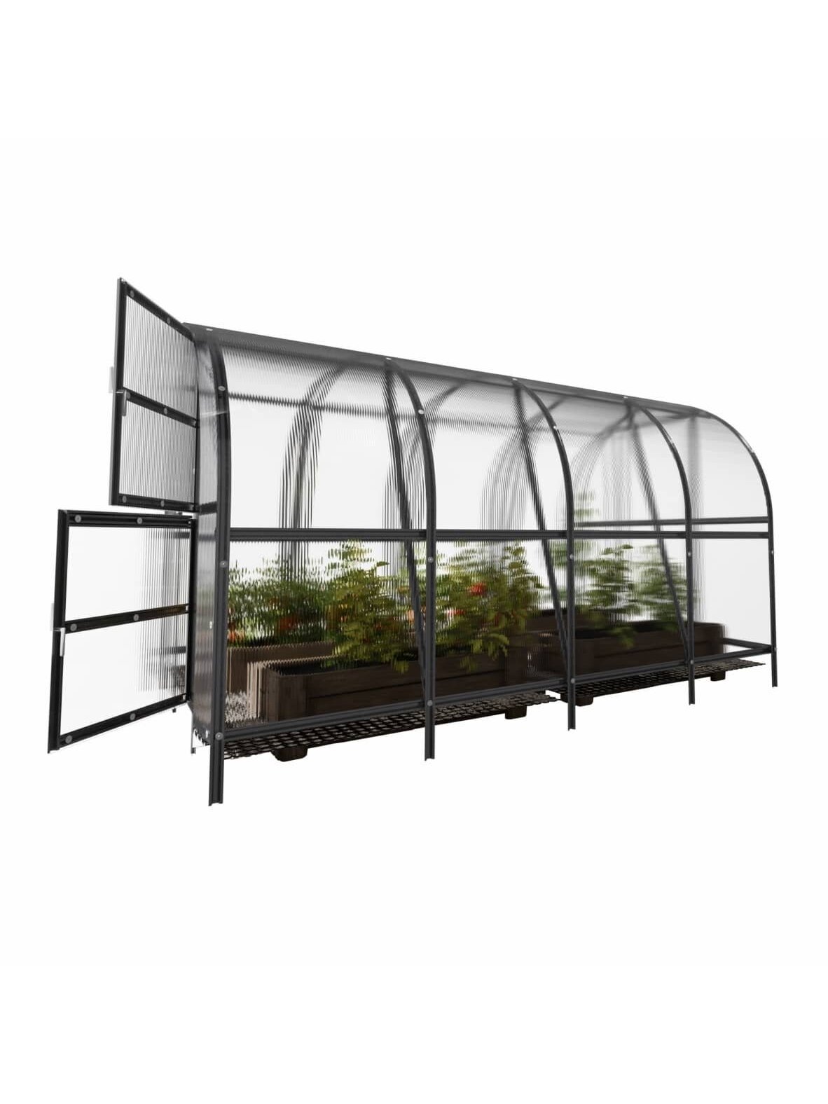 Šiltnamis Baltic LT - 4 mm storio kanalinis polikarbonatas - 3 x 4 m  (12 m²) 2