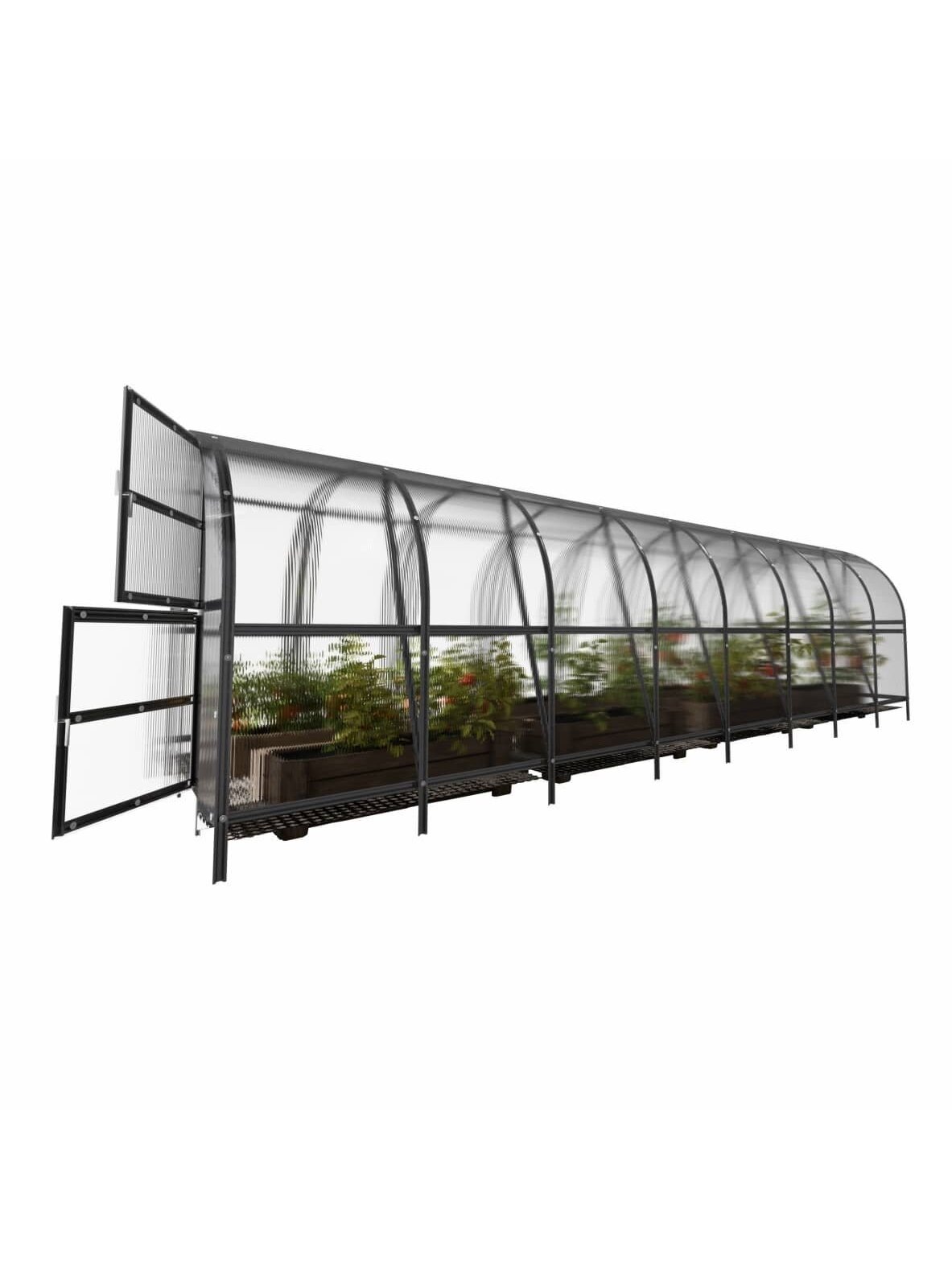 Šiltnamis Baltic LT - 6 mm storio kanalinis polikarbonatas - 3 x 8 m (24 m²) 1